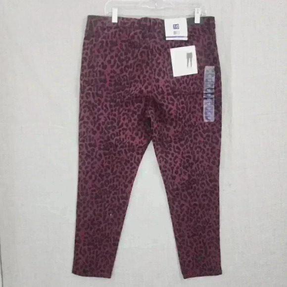 NWT Anthropologie Sanctuary Leopard Ankle Skinny Women's pants 16 8116C - Picture 2 of 9